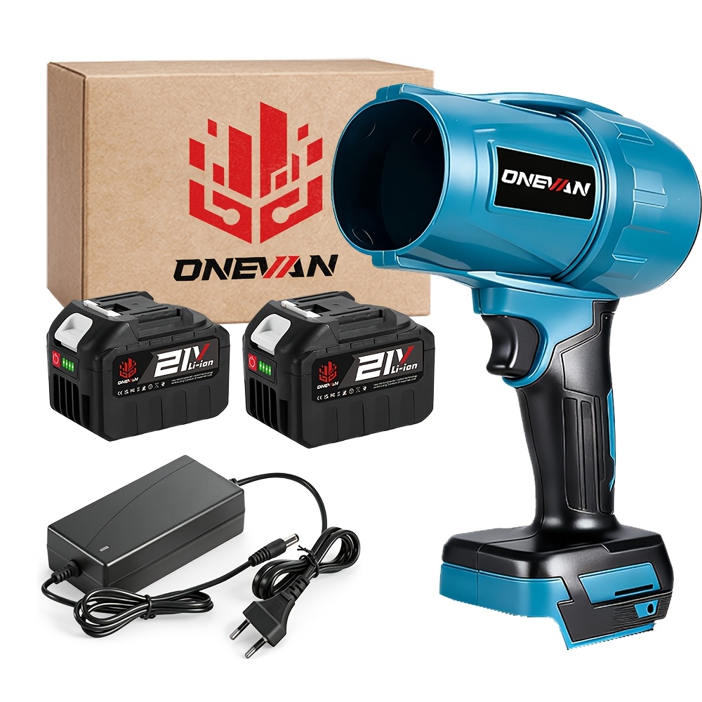 Image of Brushless Electric Turbine Blower, Jet Fan, , Leaf Blower, Suitable For Automotive, Furniture, Dust Removal, And Power Tools; Compatible With Onevan Batteries; Machine And Battery Optional