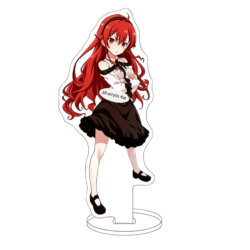TEMU 2d Flat, 2d Flat/flat/1pc/q-version: The "i Ma No Yuusha" Series Acrylic Ornament/mini Size/desktop Decoration/bookshelf Standee/fan