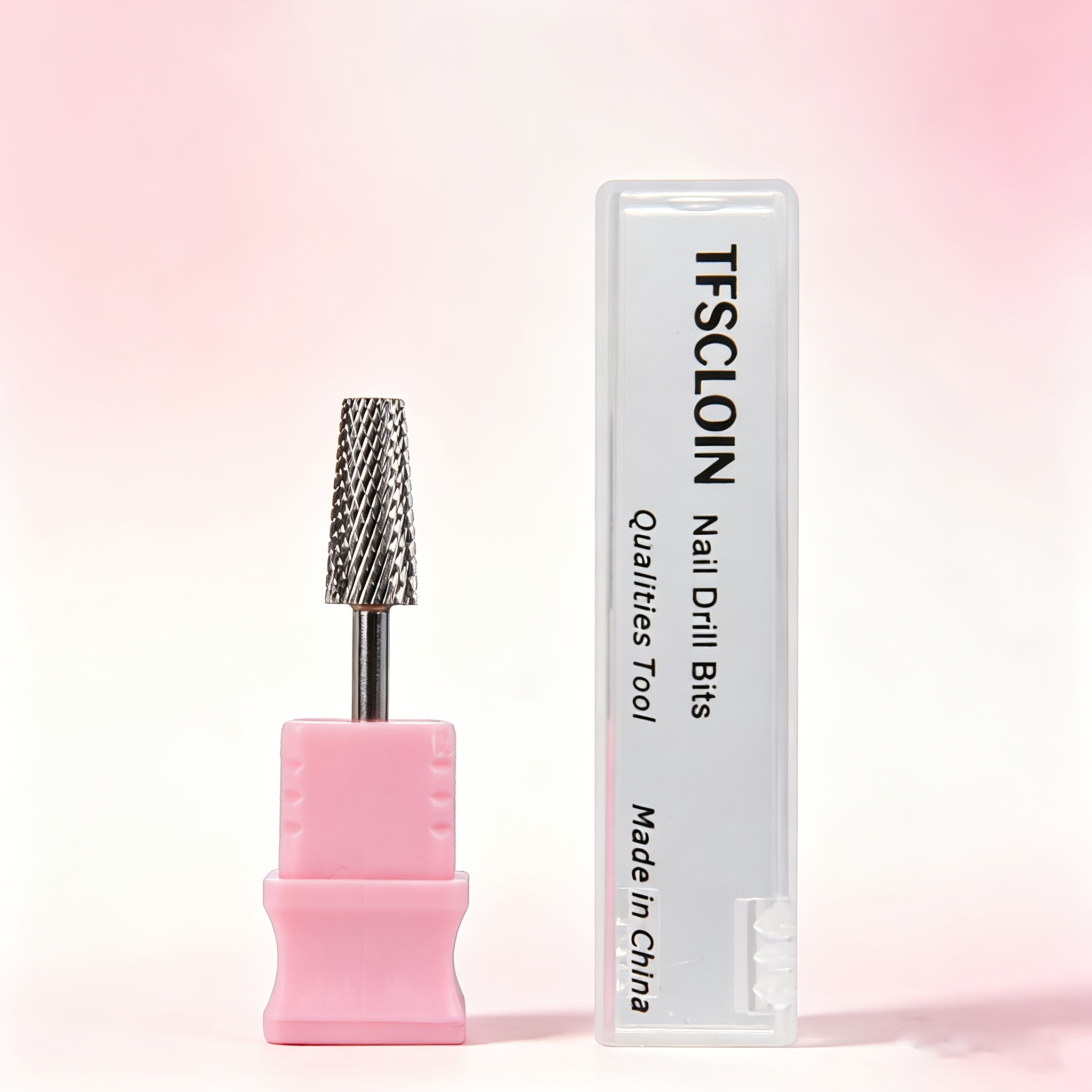 TEMU Conical Steel For Nail Drill Bit, High Hardness Wear-resistant Carbide Rotary File, Replacement Bit For Electric For Nail Drill. Suitable For