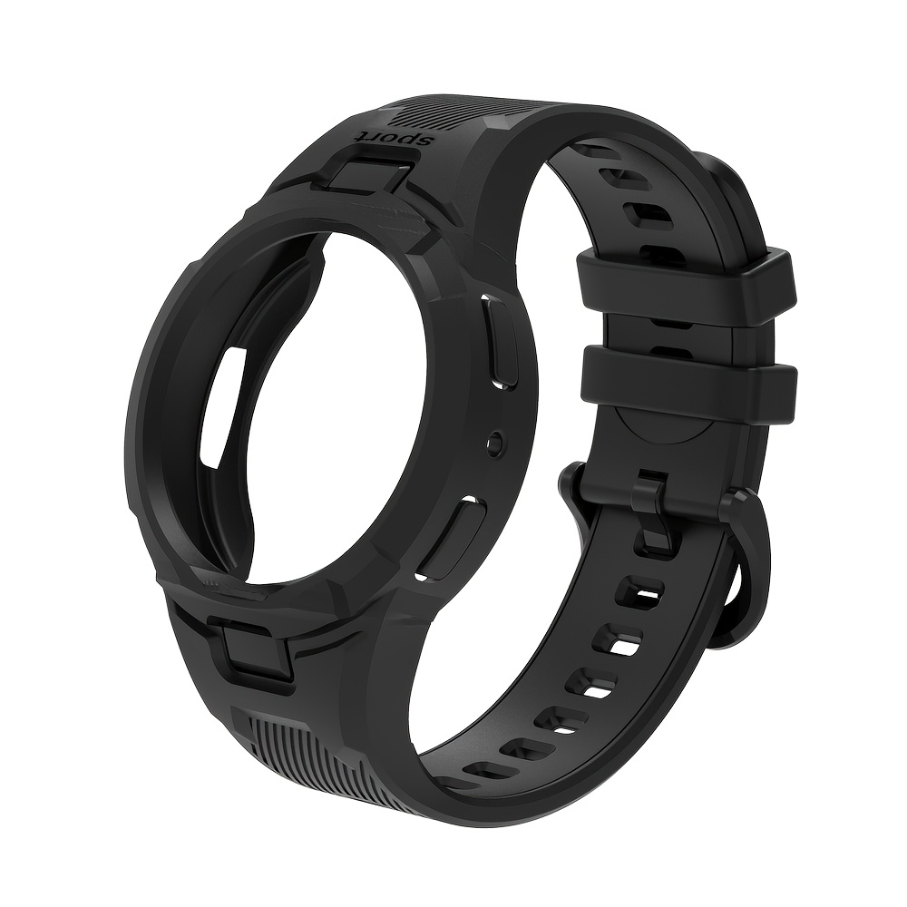 Image of Compatible For Galaxy Watch 6/5/4 Smart Watch Case+straps 2in 1 For Galaxy 40mm & 44mm