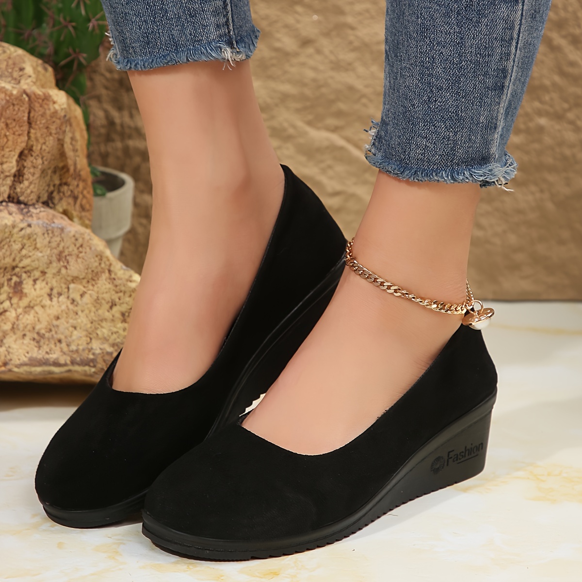 Comfortable wedge dress shoes online