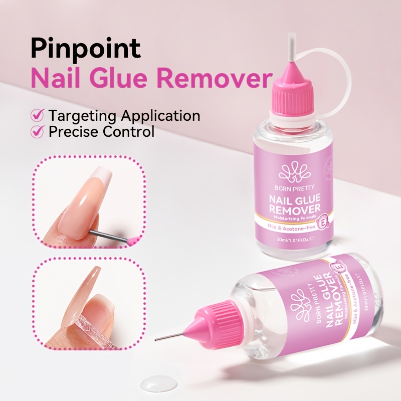 Born Pretty 30ml Precision Nail Glue Remover With Needle-tip Applicator - Control For, Gel & Removal - For Nail Surfaces (1)