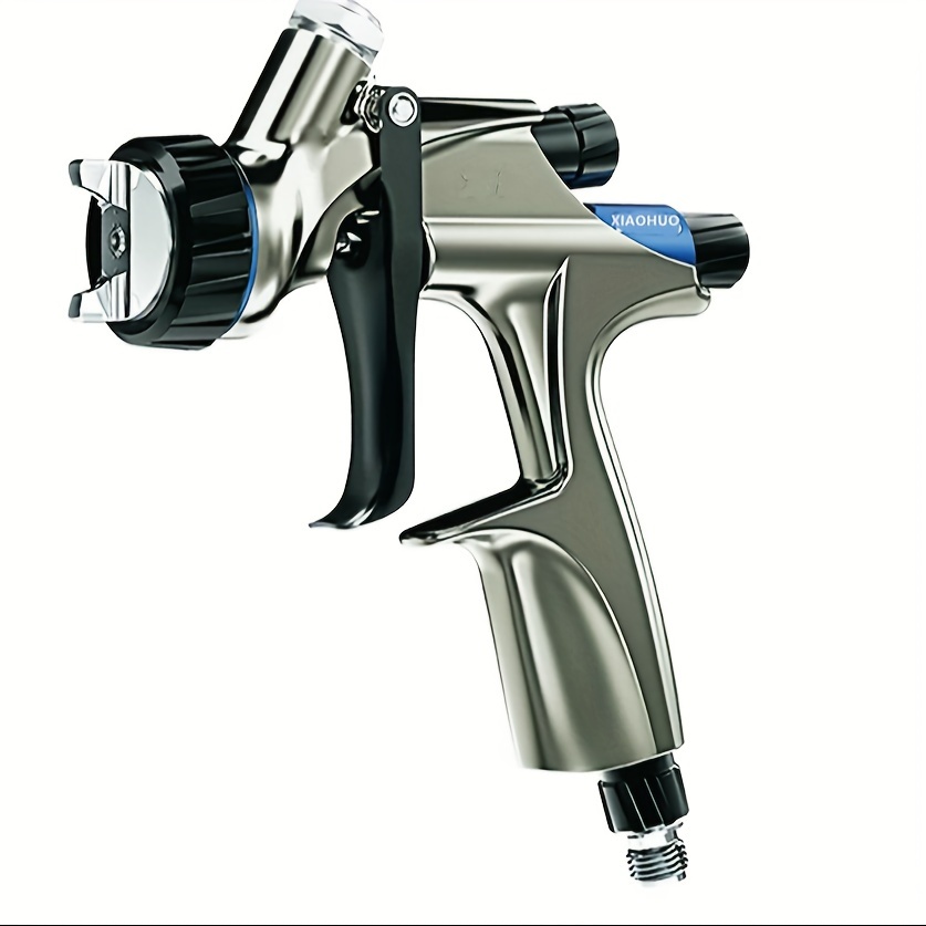 TEMU Pistolet à peinture numérique HVLP DevilDiss DV1-B1+ avec revêtement transparent, résistant, 20.29 oz, buse de 1.3 mm, CV