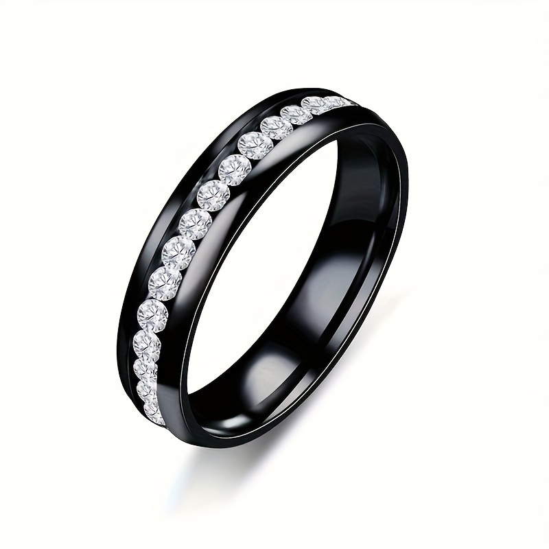 Stainless Steel Stylish Couple Ring Birthday Gift for And Women!