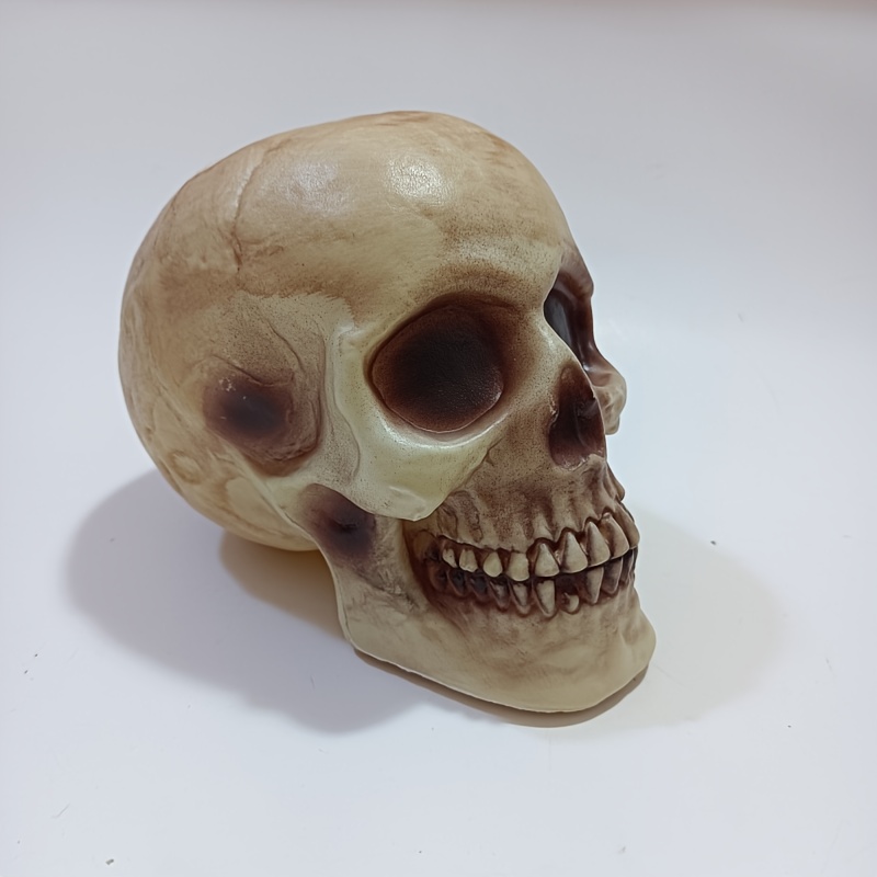 1pc Realistic Human Decoration - Retro Gothic Suitable For Halloween & Dia De Los Muertos, Durable Plastic For Home, Themed Events, Spooky Atmosphere, No Electricity Required, & Room Decor