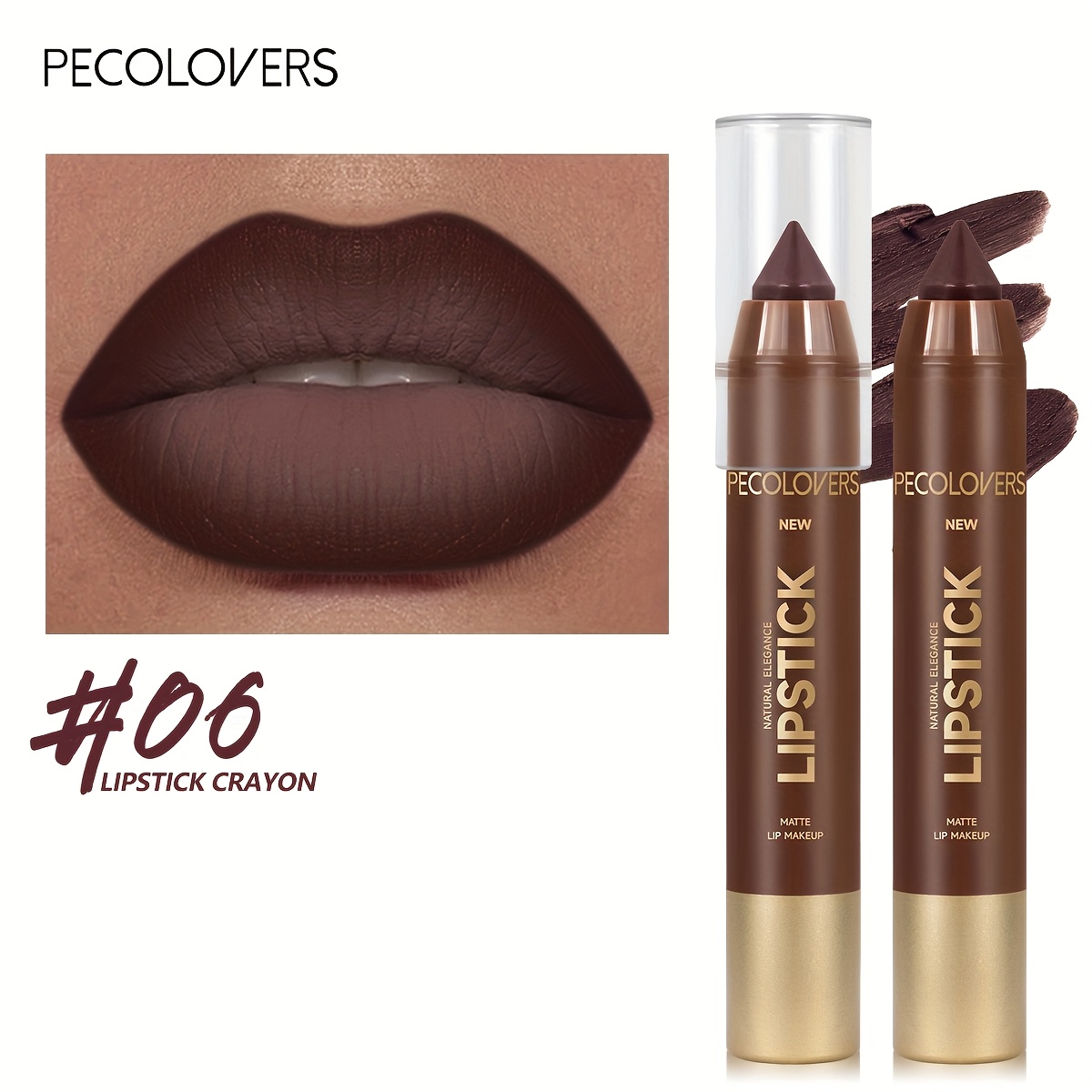 Sexy Outline Lips Lip Liner Pen Long-lasting Matte Lipstick Pencil Velvet Lip Glaze Plump Cup Lipstick Makeup