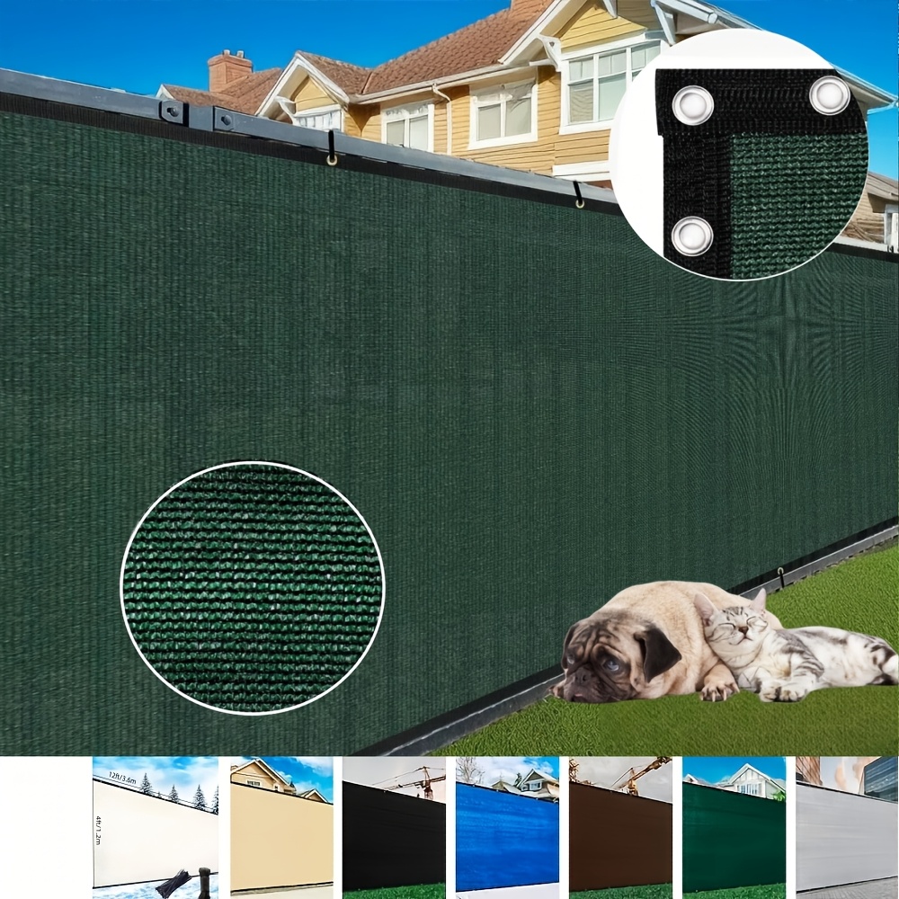 

6' X 50' Privacy Screen, Outdoor Backyard Sunshade Windshield Fence, Privacy Fence Screen, Outdoor Windscreen Covered Privacy Screen, , Suitable For Backyard , Zip Tie Included