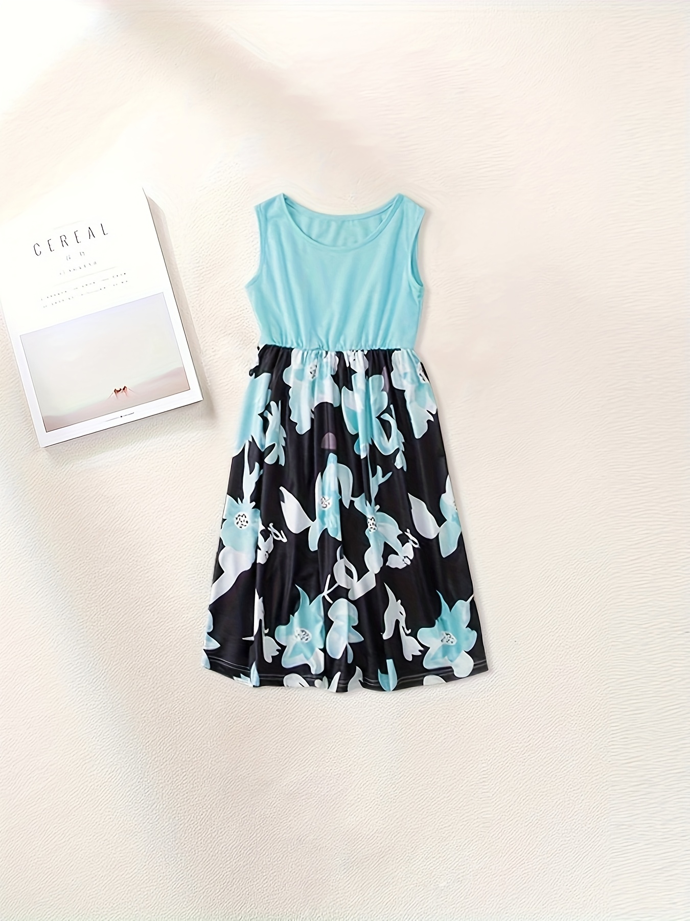 mommy matching long sleeve dresses floral print - Temu