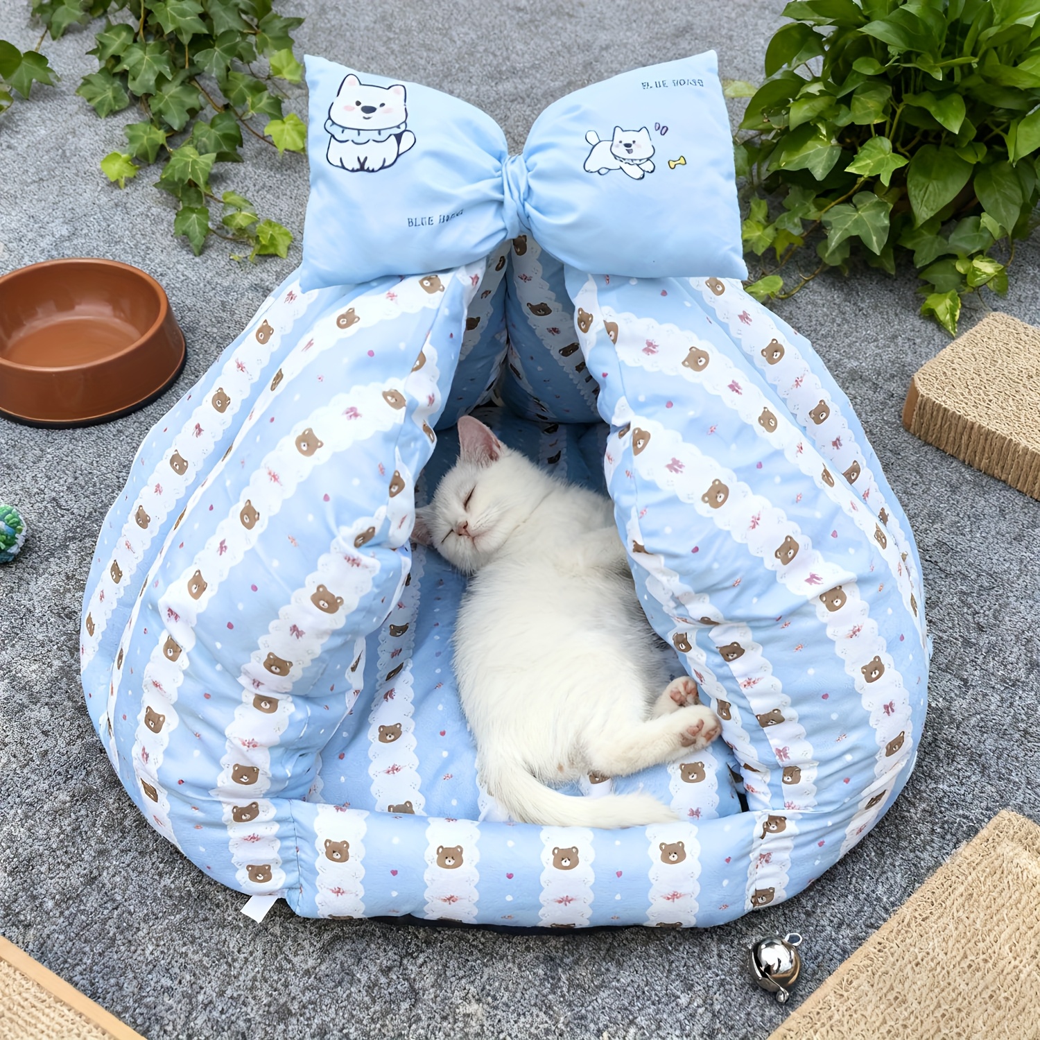 semi enclosed small pet bed suitable for cats and small dogs in for Product details 0