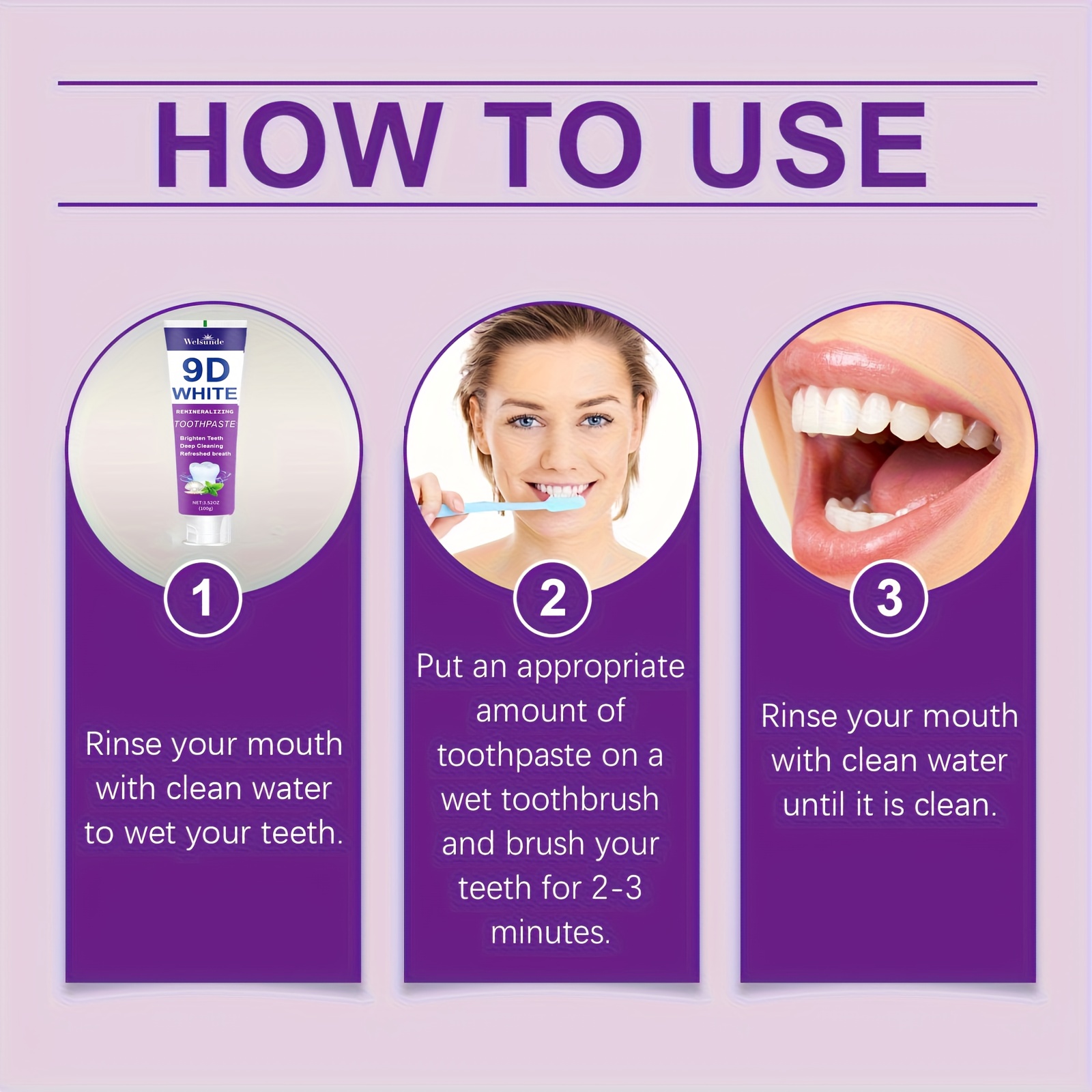 9D White Remineralizing Hydroxyapatite Purple Toothpaste - Effect Deep Cleaning, Fresh Breath, Ideal for Oral Health & Hygiene, Perfect for Daily Use, Great Gift for Women & Men, Teeth Products | Hydroxyapatite Toothpaste 17 9D White Remineralizing Hydroxyapatite Purple Toothpaste - Effect Deep Cleaning, Fresh Breath, Ideal for Oral Health & Hygiene, Perfect for Daily Use, Great Gift for Women & Men, Teeth Products | Hydroxyapatite Toothpaste