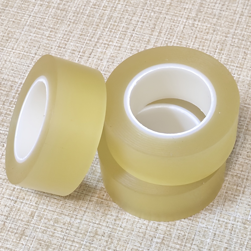 TEMU 3 Rolls Of Ultra-long Ultra-wide Sealing Tape, Good Stretch Ensures Sealing Of Cans And Boxes, Convenient Removal Without Residue. Designed For