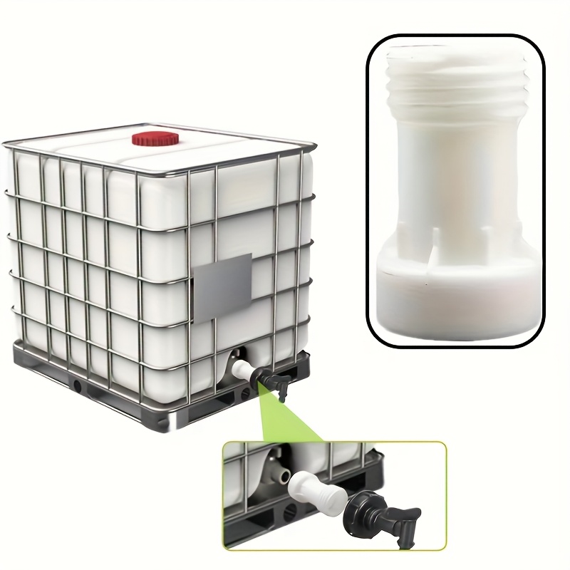 Raccordo Per Rubinetto In Plastica IBC 1000L, Adattatore Per Serbatoio Di Scarico Con Filettatura Grossa Da 60 Mm Per Rubinetto Da Giardinoadattatore Per Serbatoio Esportazione 202532 Mm 32 Mm 96025549