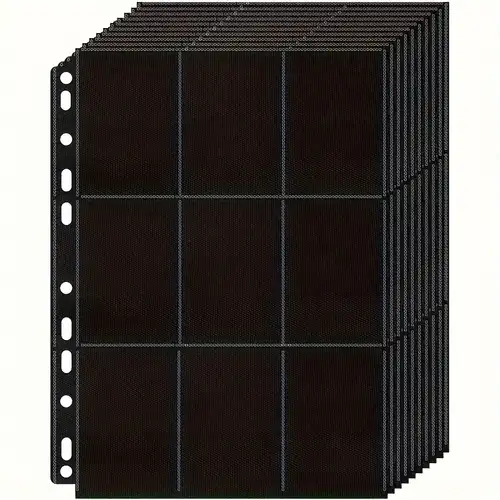 900 Pockets with 50 Double-Sided Sheets for Trading Card Sleeves * 3-Ring Binders, Ideal for Standard-Sized Sports Cards, Offering Durable Protection And Easy Organization for Baseball Cards 900 Pockets with 50 Double-Sided Sheets for Trading Card Sleeves * 3-Ring Binders, Ideal for Standard-Sized Sports Cards, Offering Durable Protection And Easy Organization for Baseball Cards
