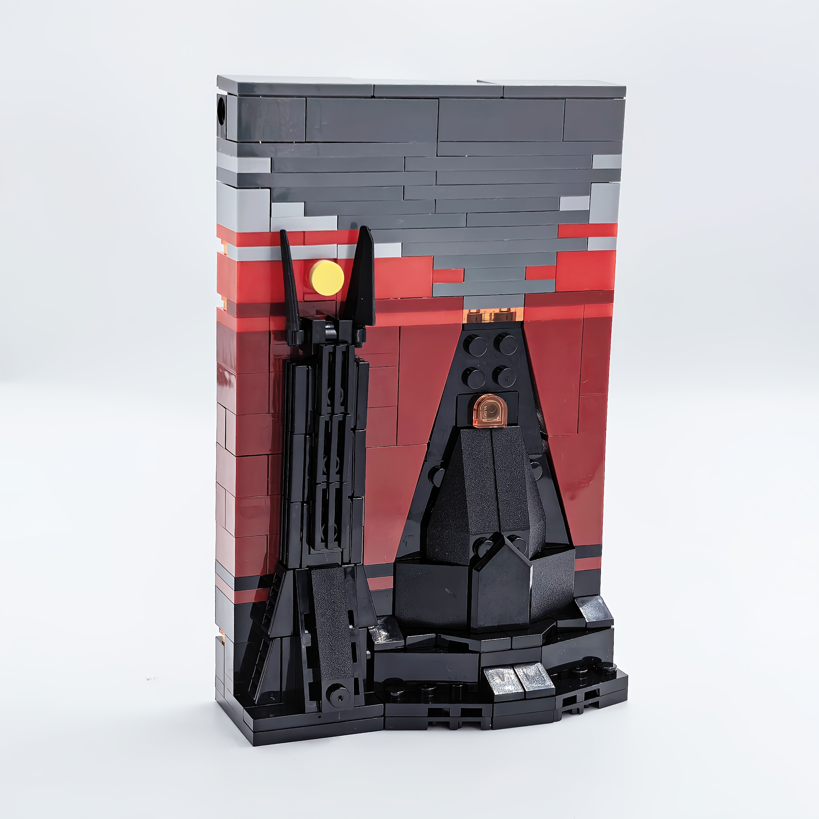 moc     creative building blocks postcard adventure movie classic scene assembly model brick toy gift for ring fans creative holiday gift