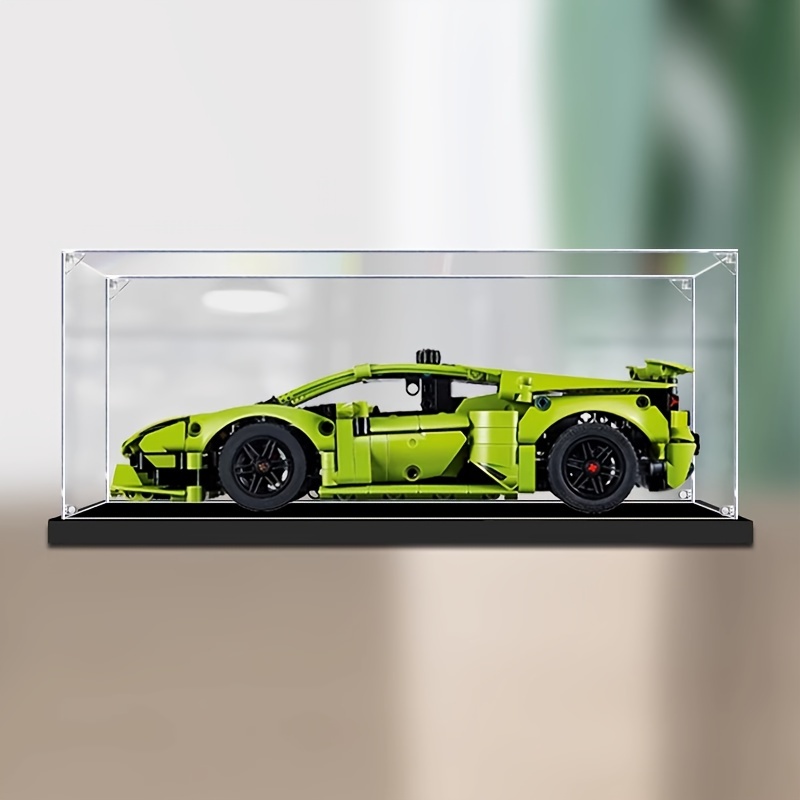 

1pc Avenue Premium Acrylic Display Case For Collectible Models - Fits 42115/42161, Dustproof With Base, Ideal For Action Figures & Commemorative Statues, 24.4x11.81x7.87 Inches, Figurine Display Case