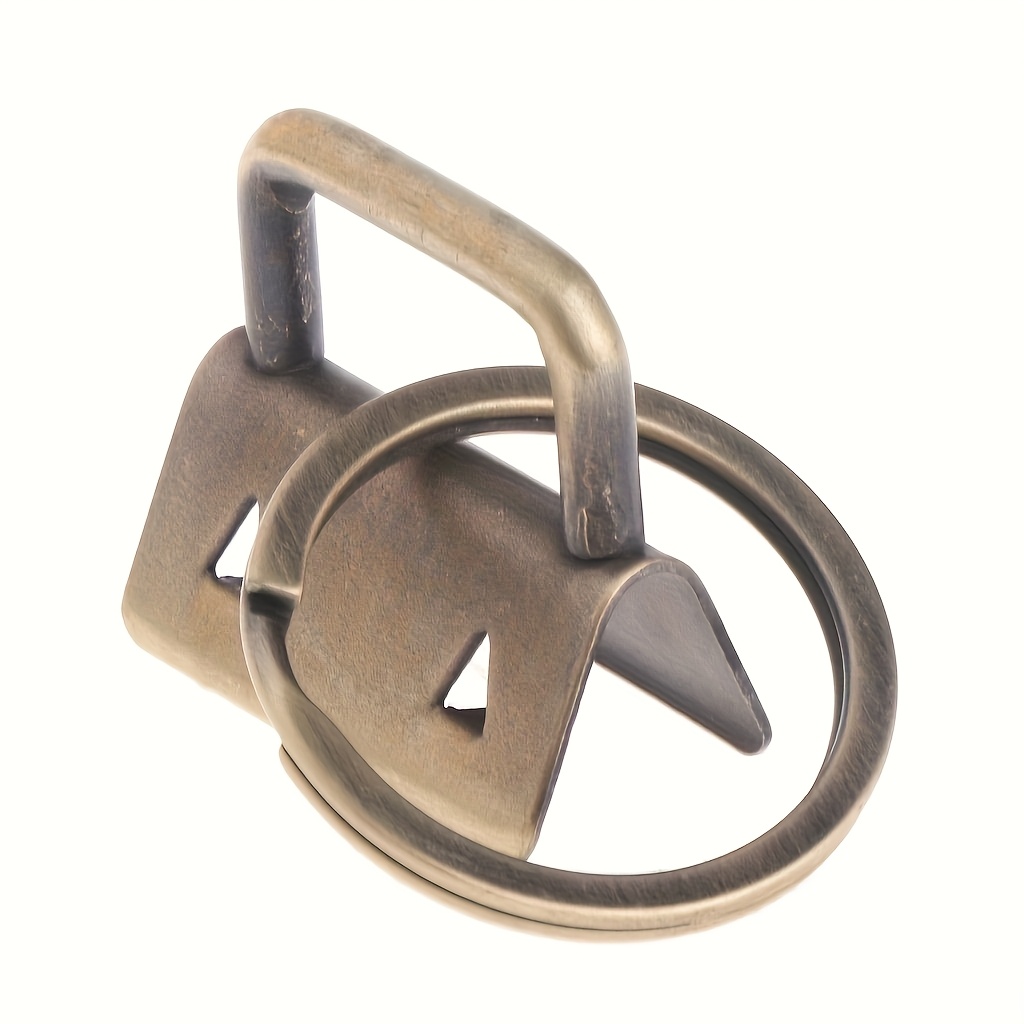 E-shop 10 Stück 25mm Taschenwebgurt Schwanzclip DIY-Hardware Schlüsselanhänger Stickerei-Anhänger Metalltaschenzubehör