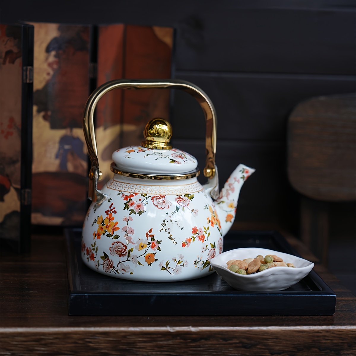1 enamel vintage chinese style blue white porcelain pattern - Temu