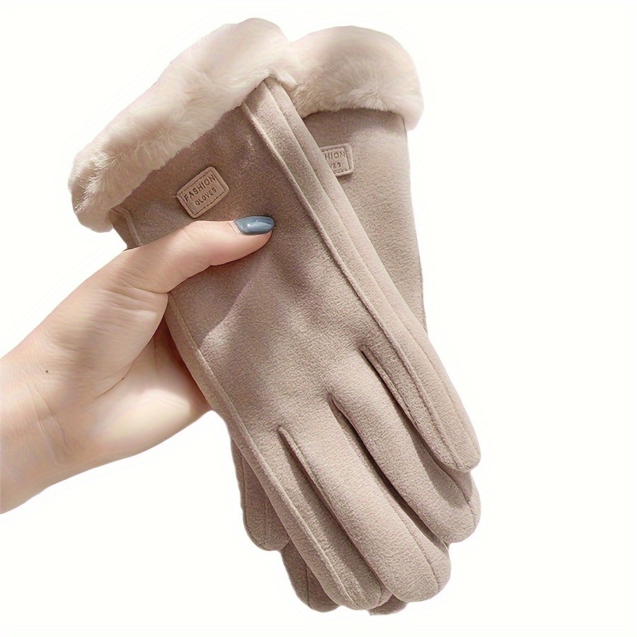 

Women's Full-finger Spandex Gloves With Polyester Lining - Casual Knitted , Solid Color, Stretch Fit For Weekend Casual Use, Hand Washable Or Recommended