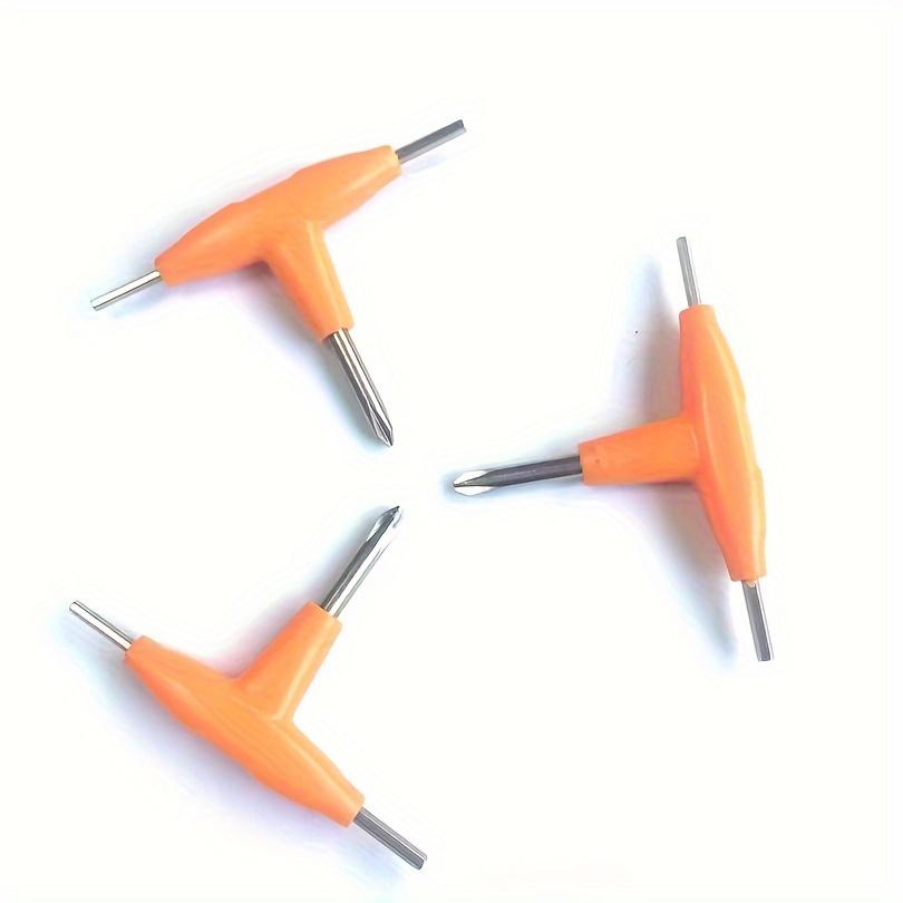 Broppe 5pcs Z-type Screwdriver L-shaped 90-degree Right-angle