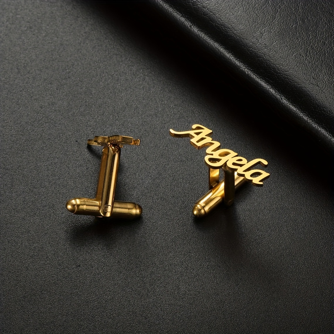 Personalized Stainless Steel Name Cufflinks