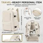 40l vacuum compression travel backpack airline approved durable nylon fits 17 laptop ideal for business hiking in black blue white backpack for travel