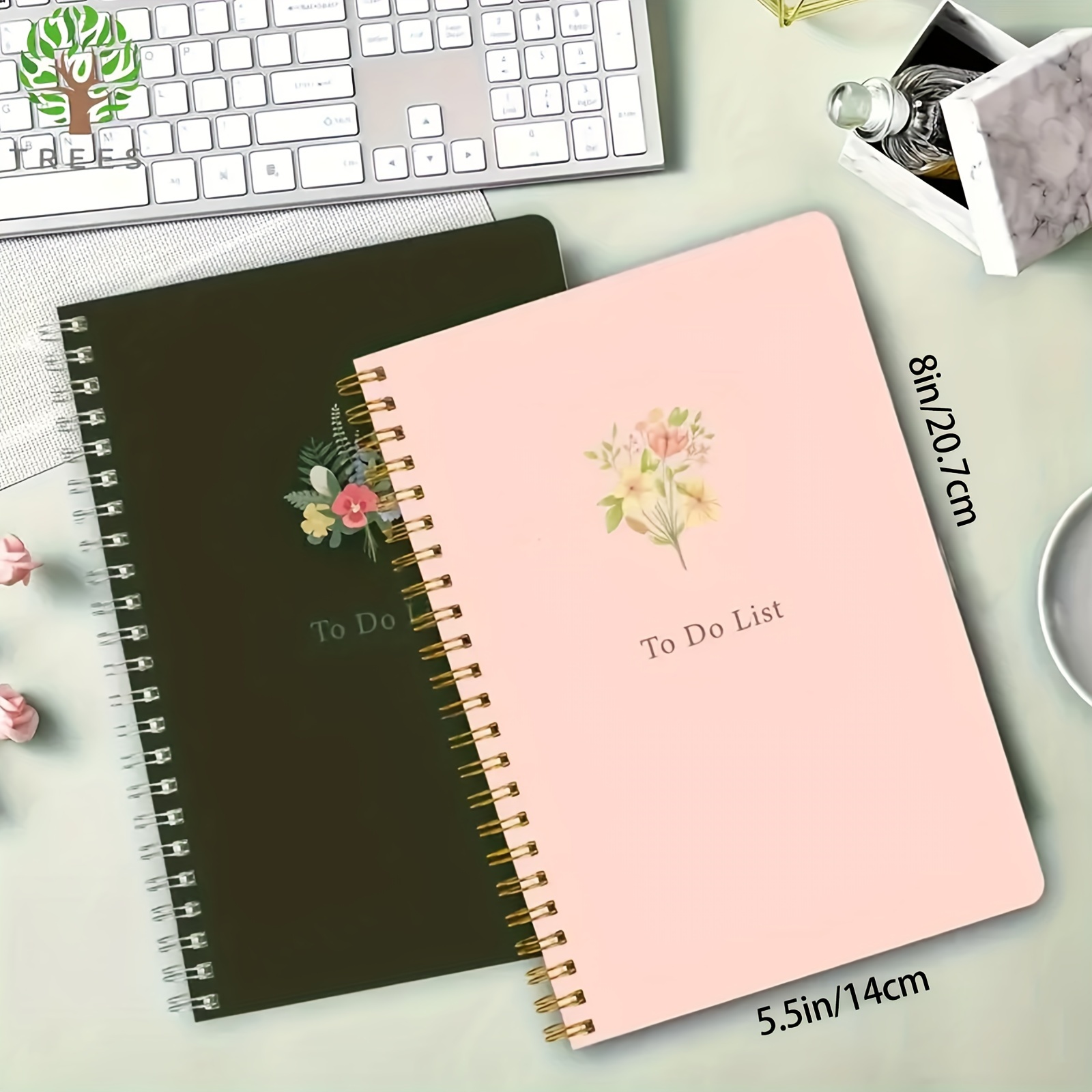 To Do List Notebook: Stuff To Do - Vintage Floral Botanical Planner