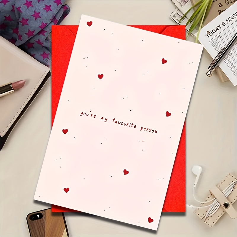 

1 Valentine's Day Card - "you Are Person" - Suitable For Engagement, Anniversary, , Gratitude - Suitable For Husband, Wife, Boyfriend, Girlfriend, Couple