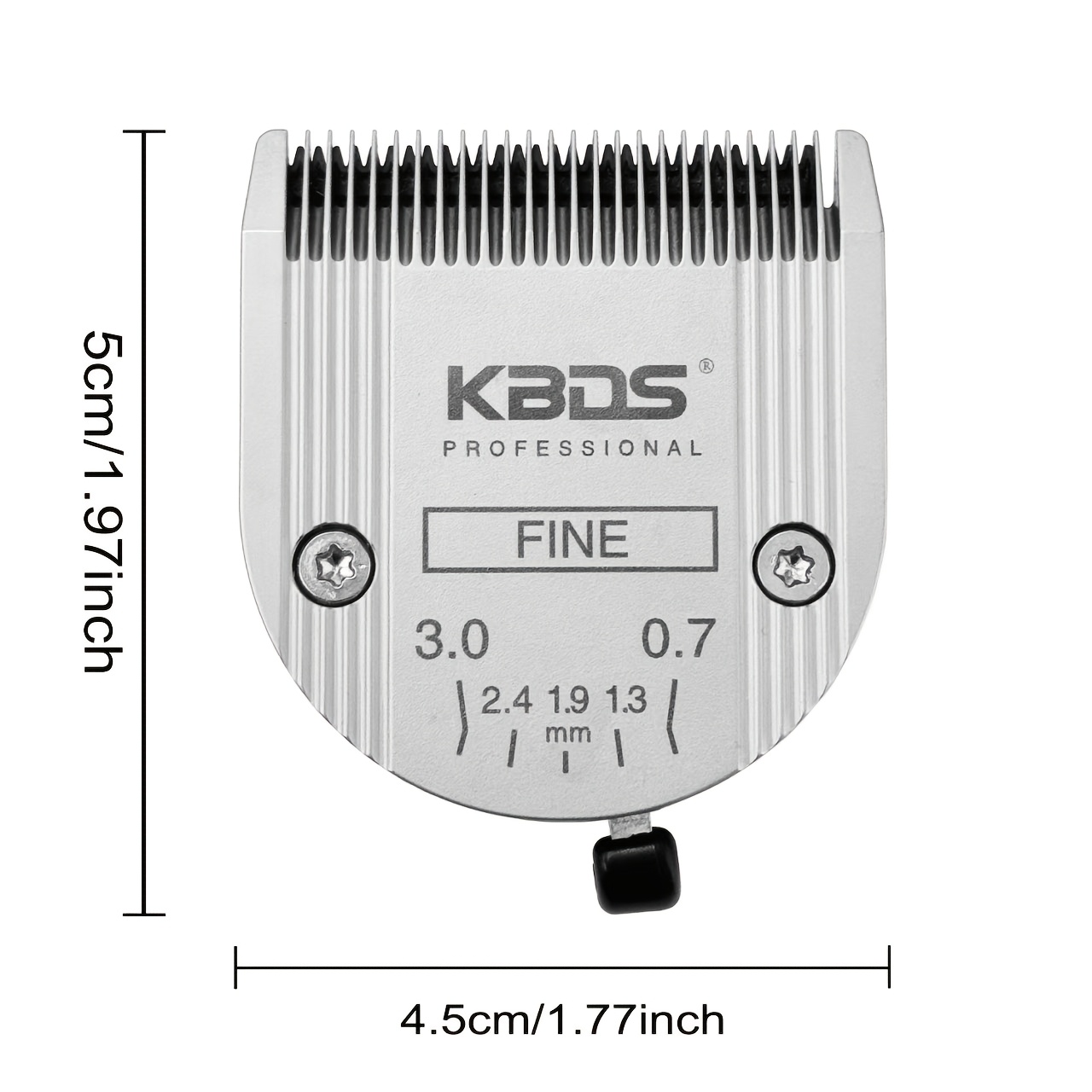 Image of Kbds Professional Pet Adjustable Pet Dog Grooming Clipper Blade Compatible With Professional Pet Blade , , Chromado, Creativa, Figura, And Motion Pet, Dog, And Horse Clippers