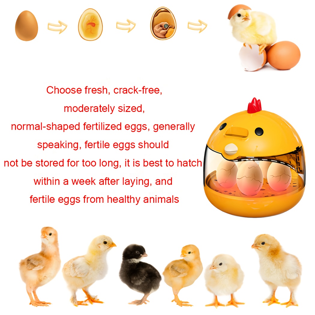 1pc Small Household Automatic Egg Hatching Machine - Small Household Intelligent Hatching Machine Water Bed Egg Bird Egg Constant Temperature Hatching Box, USB Power Mode, No Battery, Operating Voltage ≤36V, with Heating & Cooling Equipment, for Pregnant Women, Farms, Markets, Restaurant