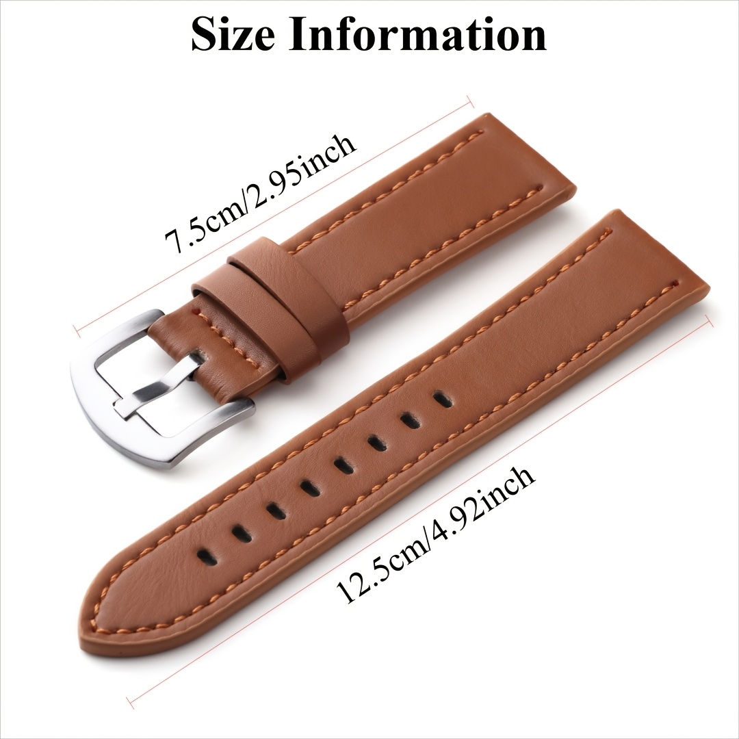 20mm 22mm Men's Watch Strap, Fashion Business Replacement Strap, Smart Watch Accessories details 1