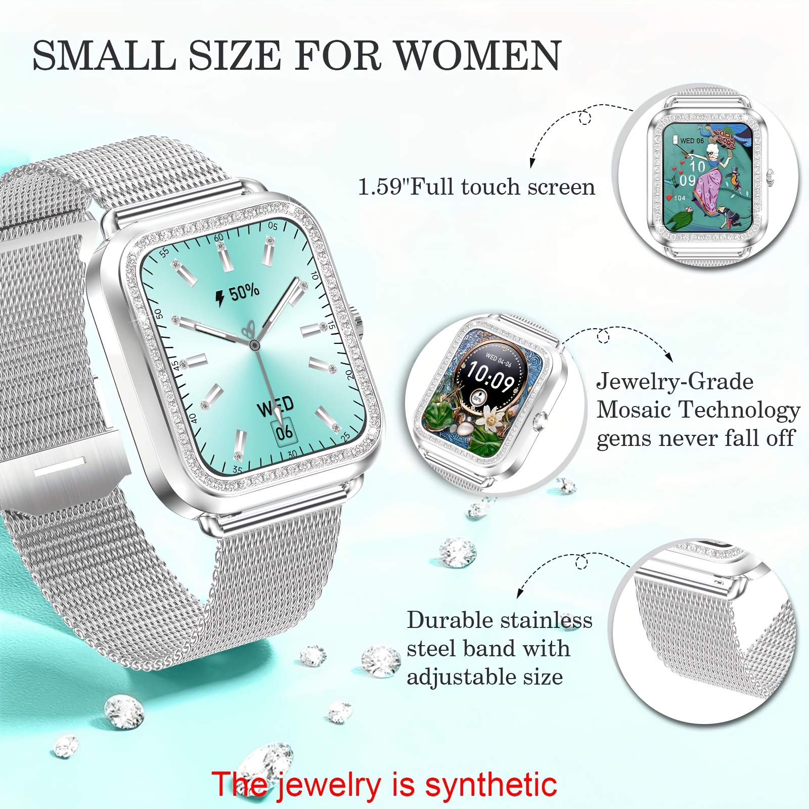 Stainless Steel Reloj Inteligente Led De Lujo FOXBOX Relojes De