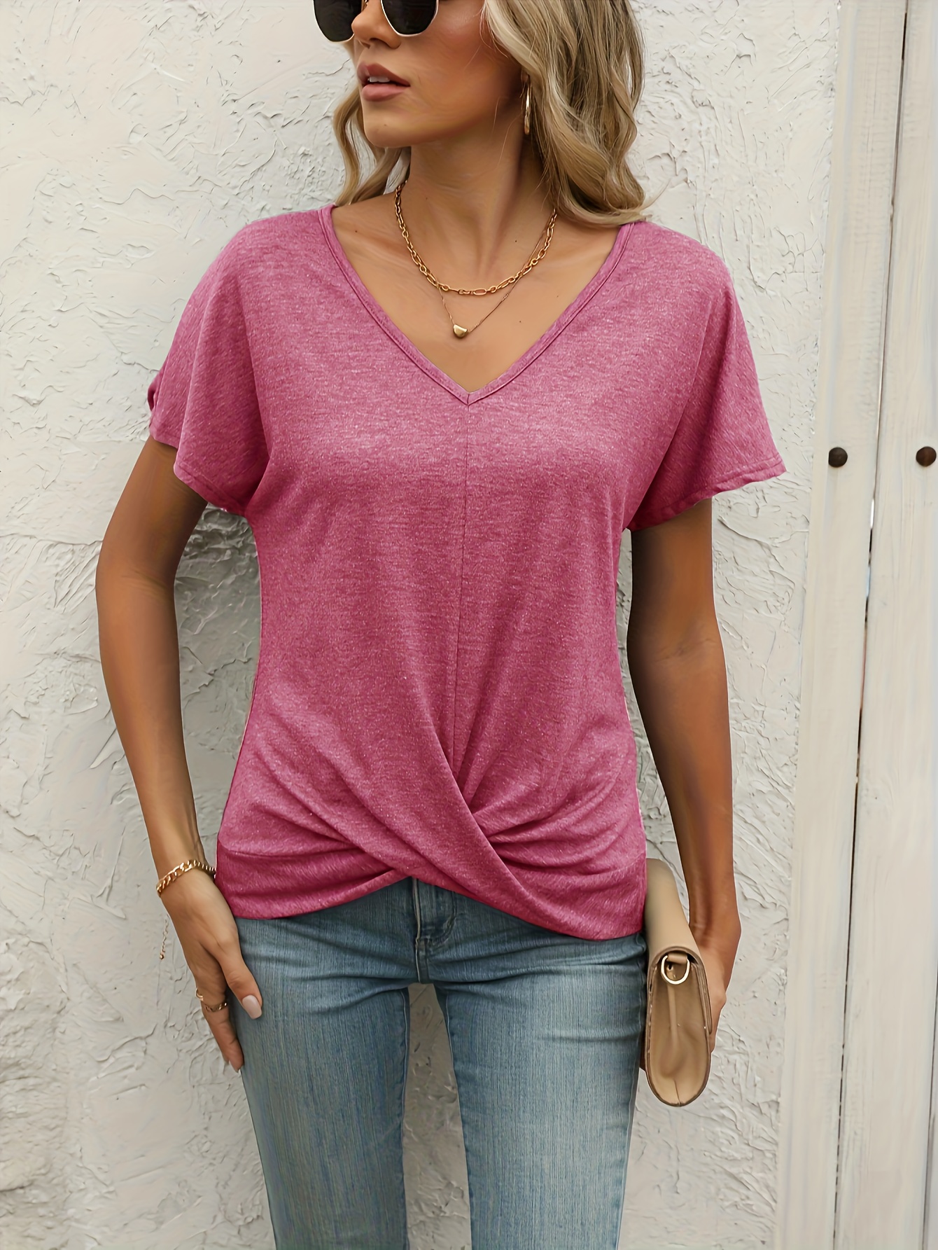 Women's Casual Short-Sleeve T-Shirt Top