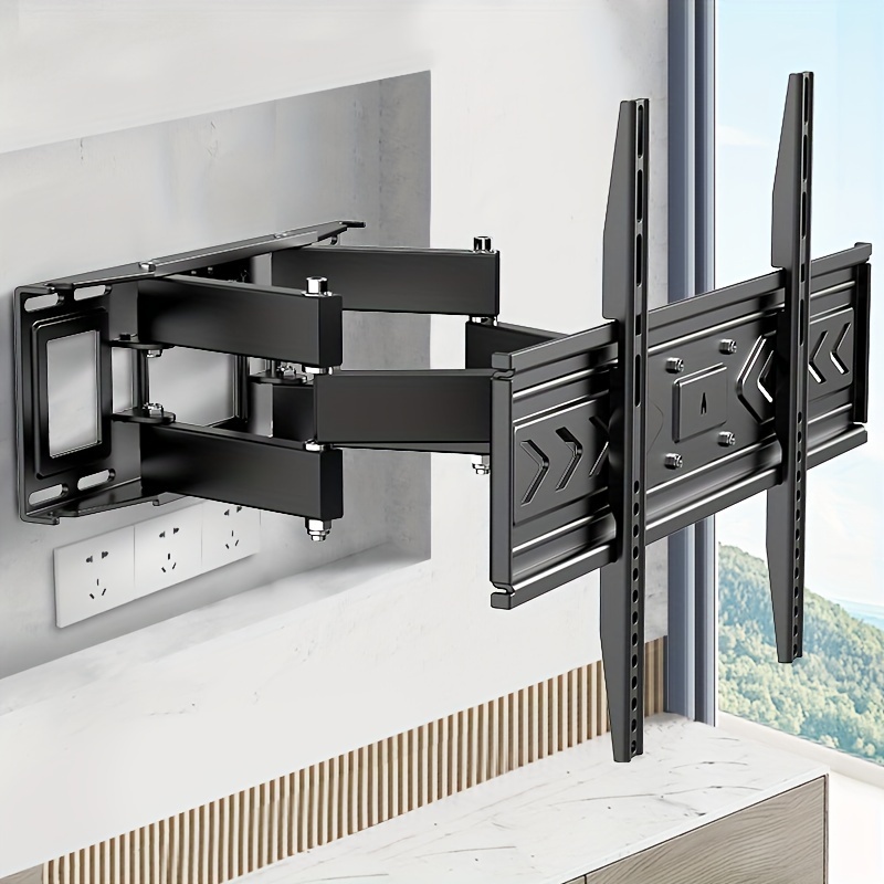 

Articulating Tv , Steel, Vesa 600x400mm, 110 Lbs, Full , For 32-75 Tvs - Hanging Installation