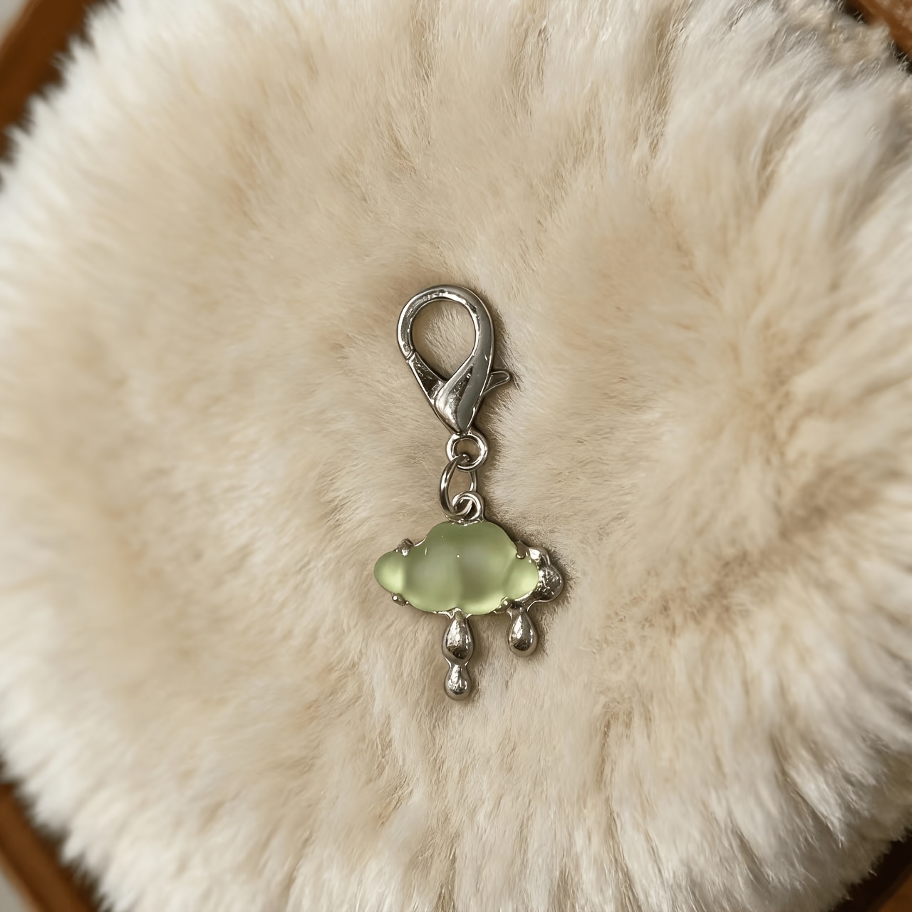 Cloud-Shaped Keychain Bag Accessory Charm