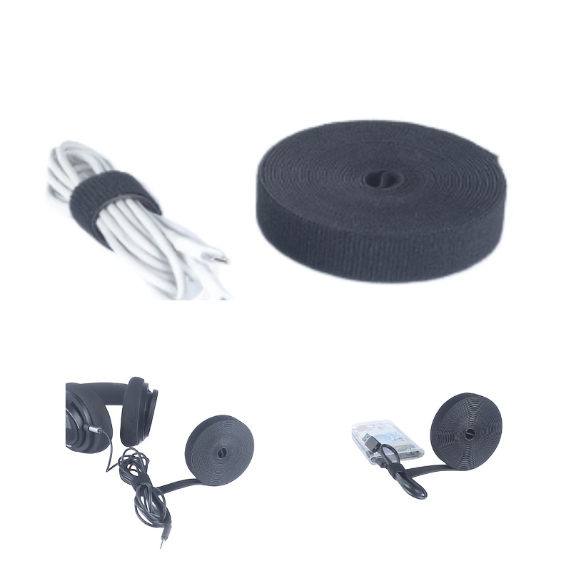 3pcs Adjustable Cable Management Ties for Home Office