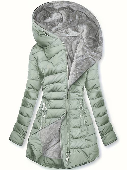 item picture winter new length fleece lined warm loose womens hooded coat premium fabric lightweight design contouring fit suitable for occasions urban or outdoor leisure showcasing your unique charm