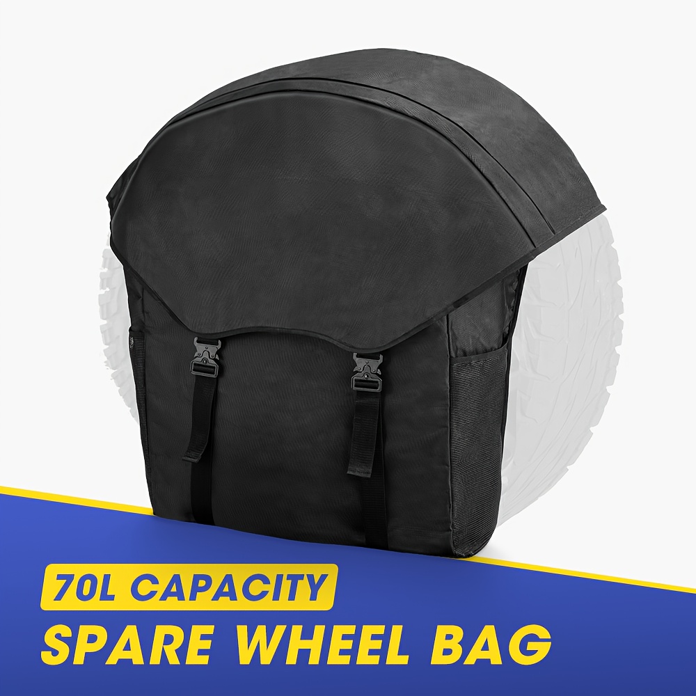 TEMU Spare Wheel Bag 70l Trash Can And Accessory Storage Tote Rear