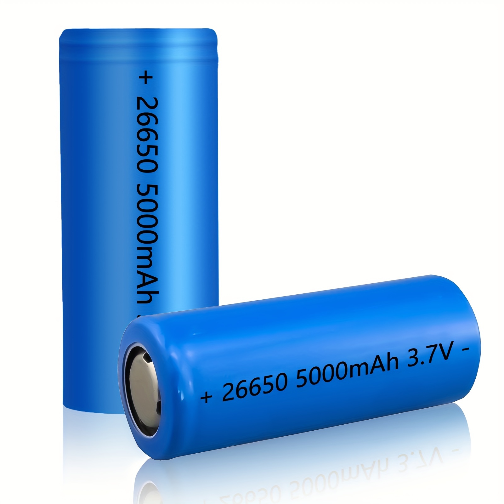 סוללה נטענת בקיבולת גבוהה 5000mAh 26650 - מקור כוח ארוך טווח לפנסים, סטרימרים, מאווררים ועוד - טעינה ב-USB, עיצוב עם כפתור עליון, ביצועים אמינים פרטים 6