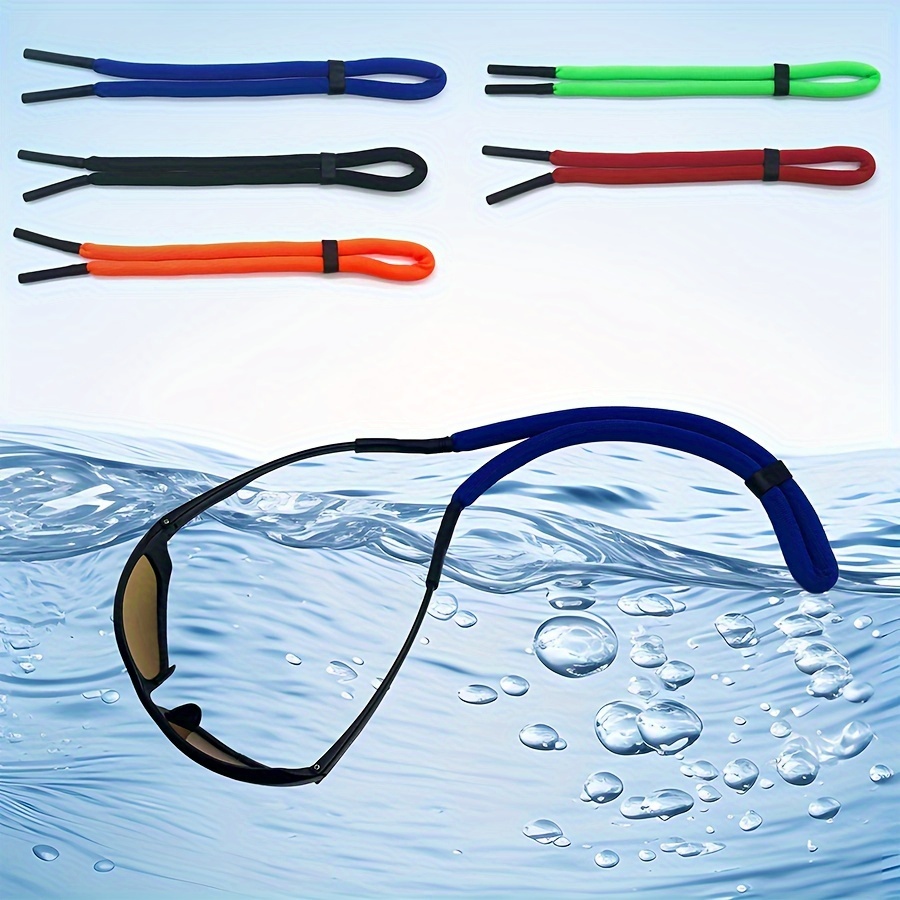 

1pc Fixateur de Lunettes pour Sports Nautiques, Corde Flottante pour Lunettes de Natation et de Surf, Longueur Réglable, Antidérapante et Anti-chute, Sangle de Fixation de Lunettes