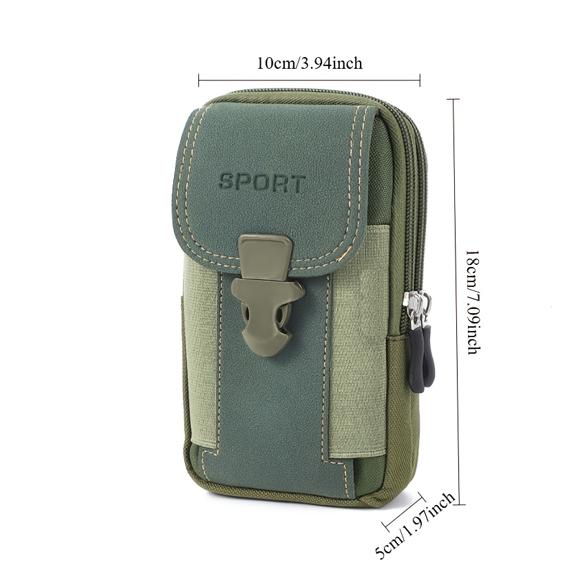 Unisex Belt Pouch Mobile Phone Bag, Tactical Waist Pack