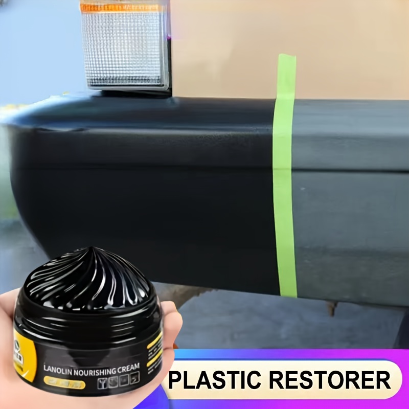 

1pc Car Restoration Cream - Long- For Faux Leather, Plastic & Rubber Surfaces, Vehicle Maintenance