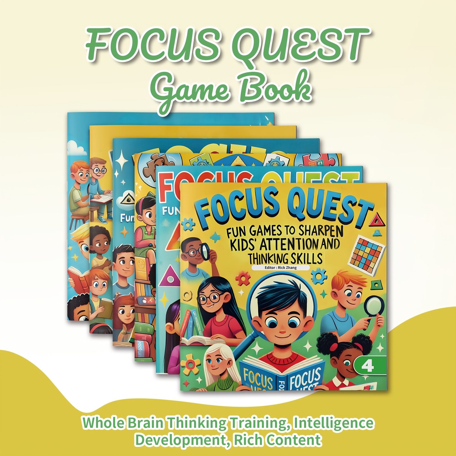 Focus Mastery for Kids: 6-Book Attention Training Set