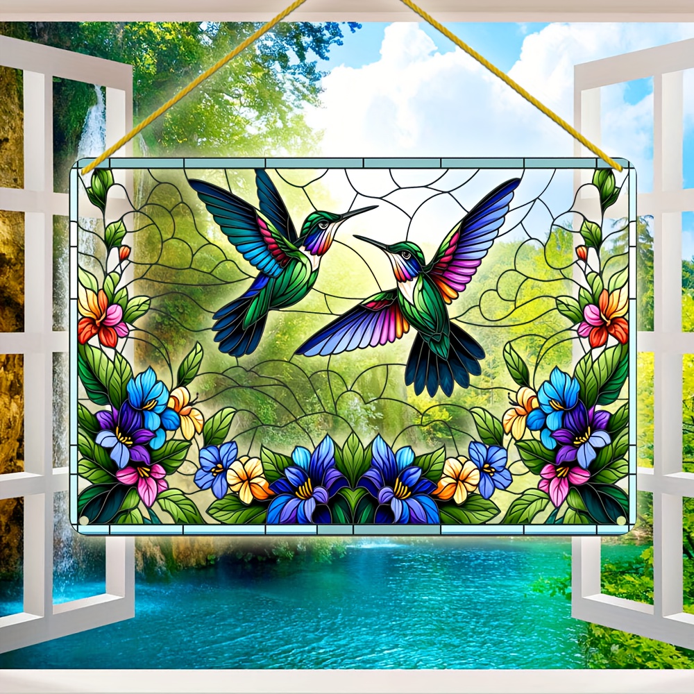 

Hummingbird Acrylic Wall Art (8x12 Inches) - Sun Catcher Design, Perfect For Home, Office, Garden Decor & Gifts - Versatile Hanging Sign For Anniversaries, Birthdays, Housewarmings