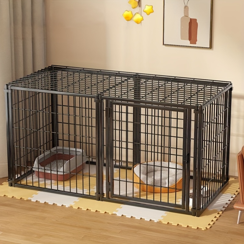 sturdy large dog crate 48l x 24h heavy duty pet kennel top Temu