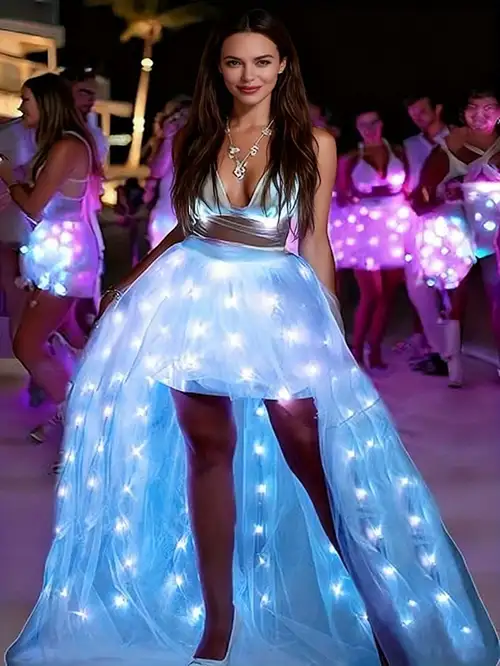 neon theme dress Lola and The Boys Sequin Ruffle Hang to dry and do not iron Neon Dresses, Neon Prom Dresses,