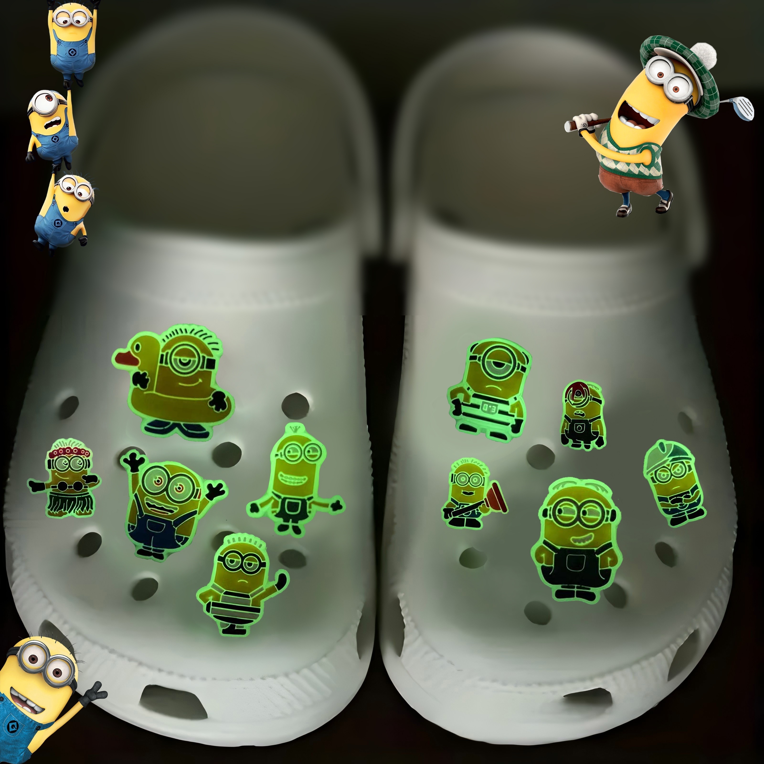 

10pcs -the- Minions Shoe Charms Set - , & To For Slippers & - For Birthdays, Christmas &