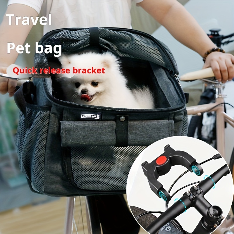 folding bicycle handlebar bag backpack cat Temu Philippines