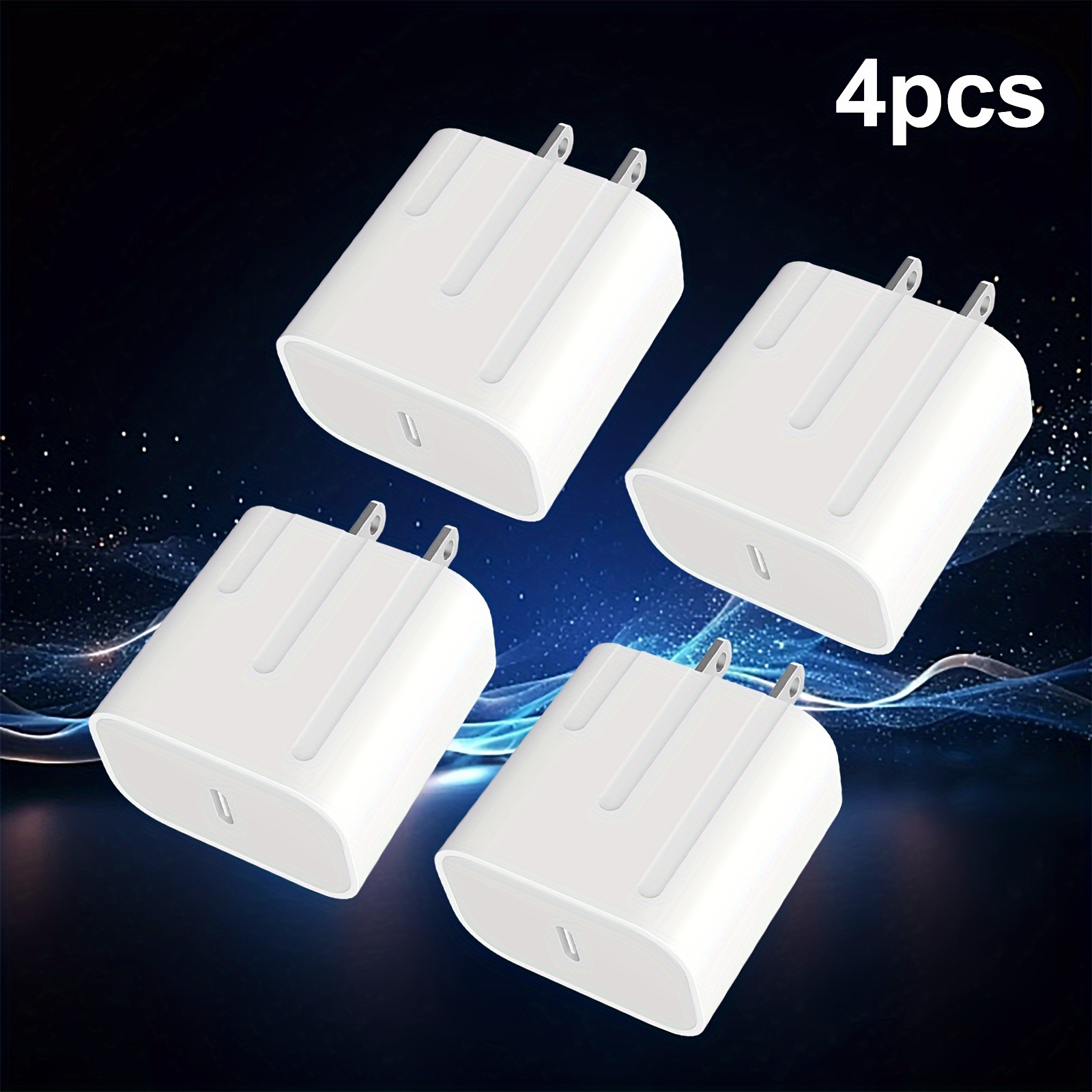 

For Iphone Charger Charging Ipad Charger Usb C Wall Charger Fast Charging 4-pcs