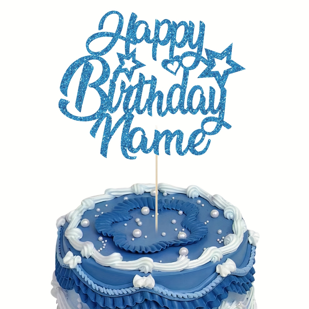 Customizable Birthday Cake Decoration That Personalized With