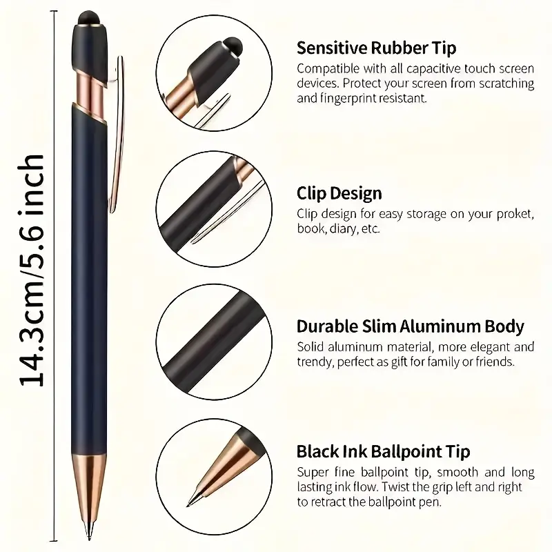 50 99pcs custom engraved metal ballpoint pens personalized elegant writing office use or business gifts Product details 2